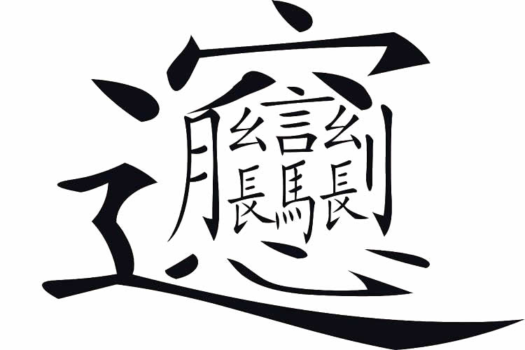 9999999999亿画的字,所有汉字笔画加起来都没这么多(有视频)_日记100